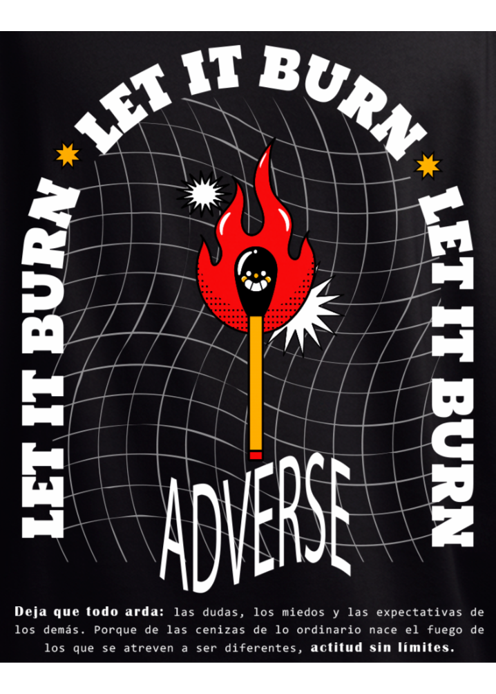 Camiseta Deja que todo arda (BOXY FIT)
