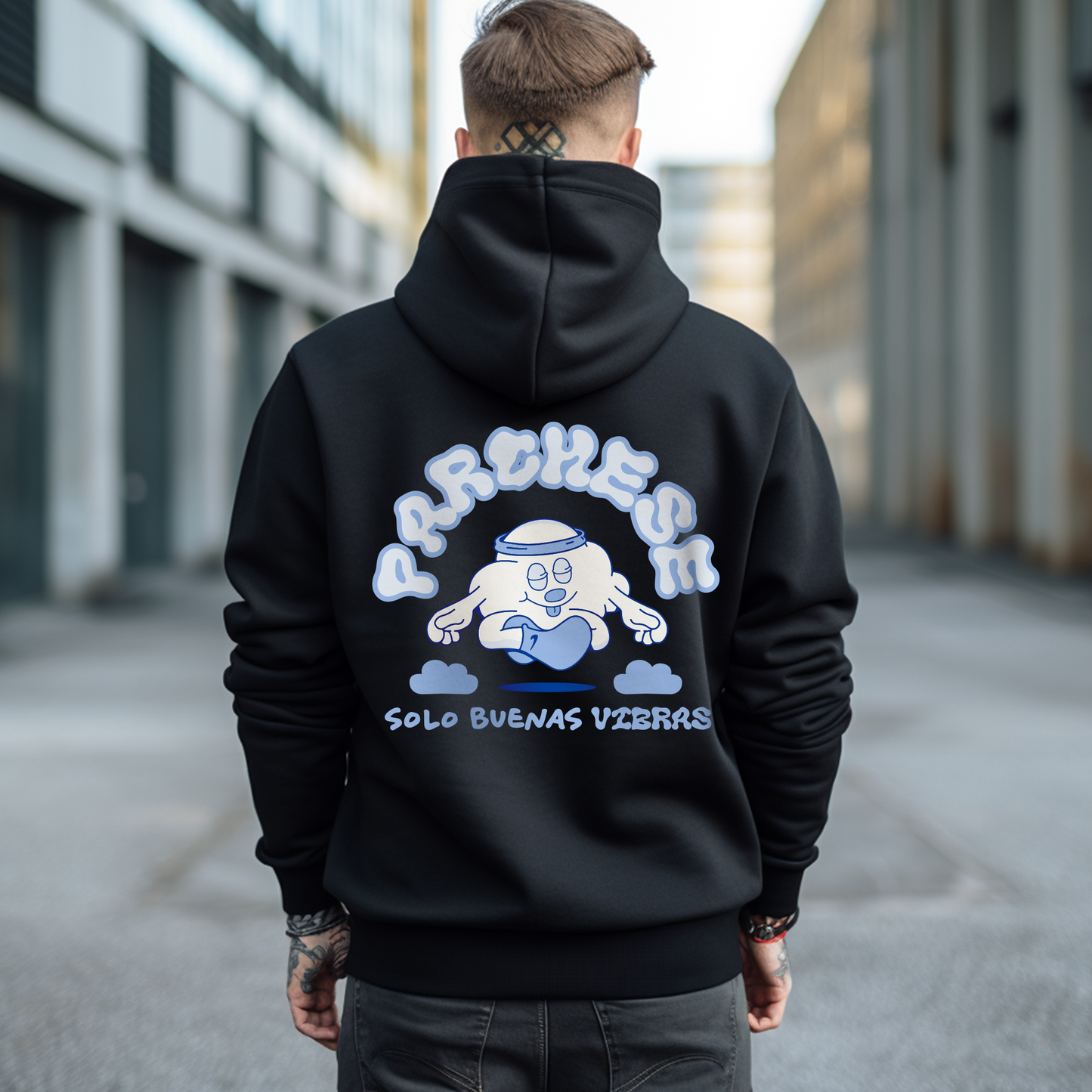 Hoodie PÁRCHESE, solo buenas vibras