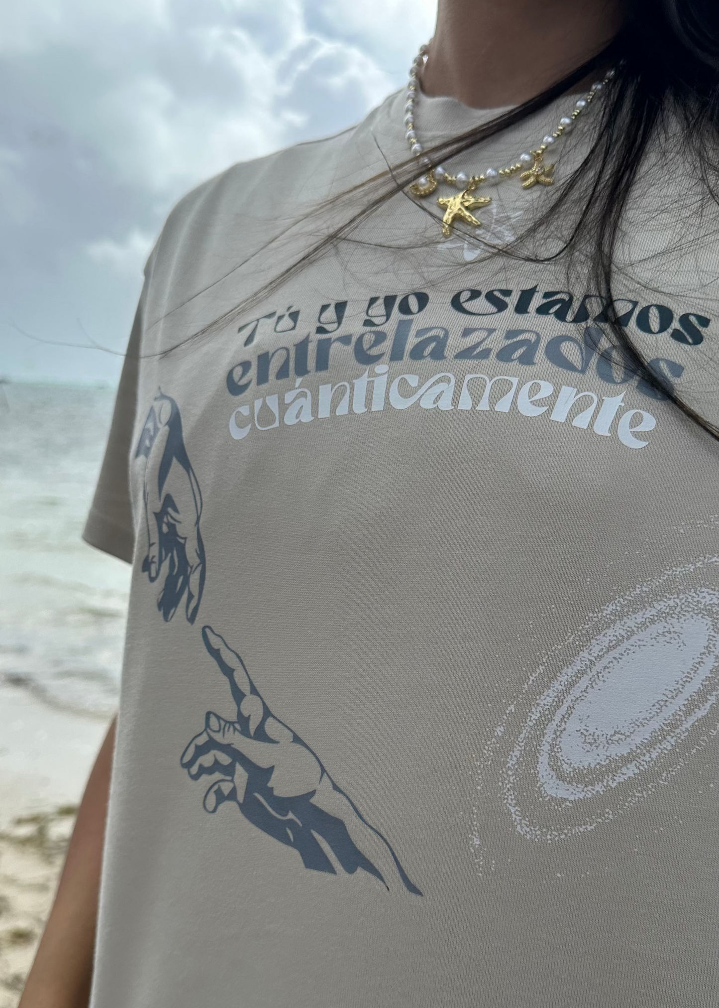 Camiseta tú y yo estamos conectados cuánticamente