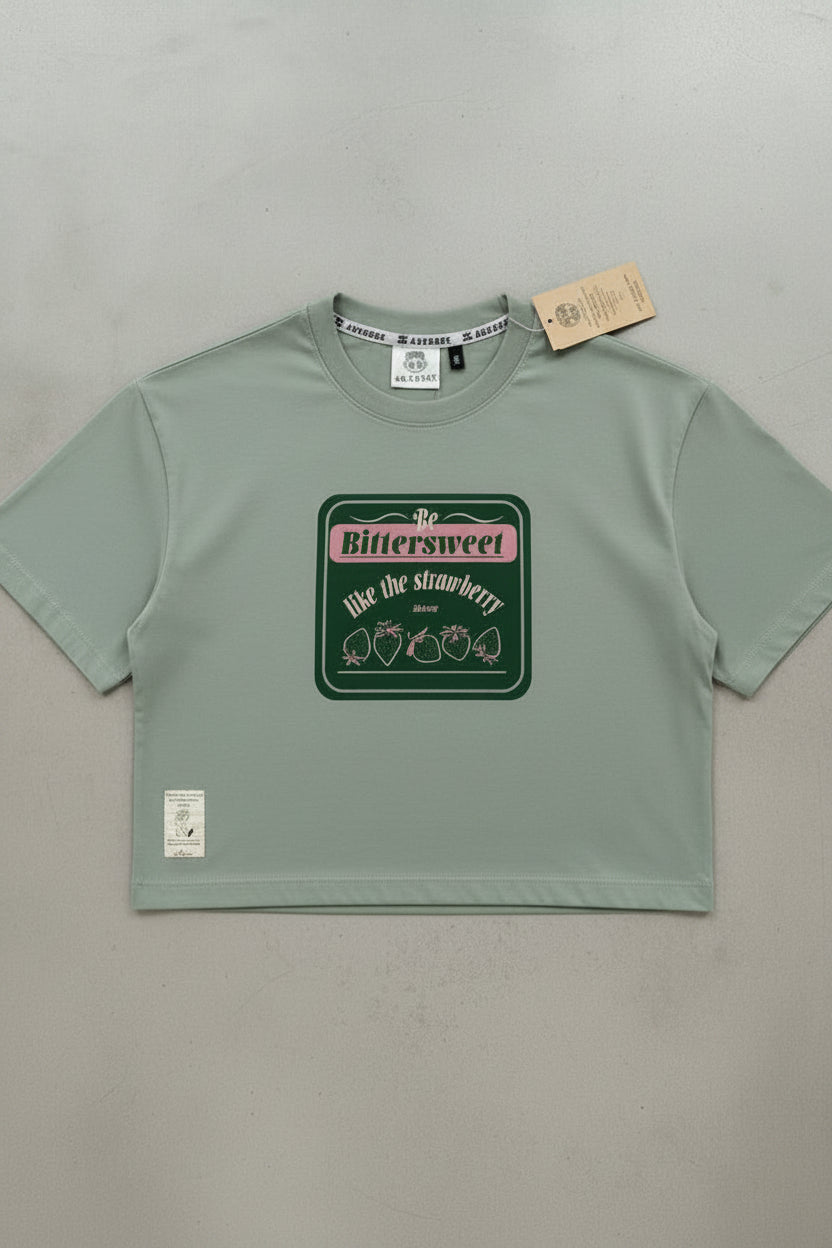 Croptop oversize Bittersweet Strawberry