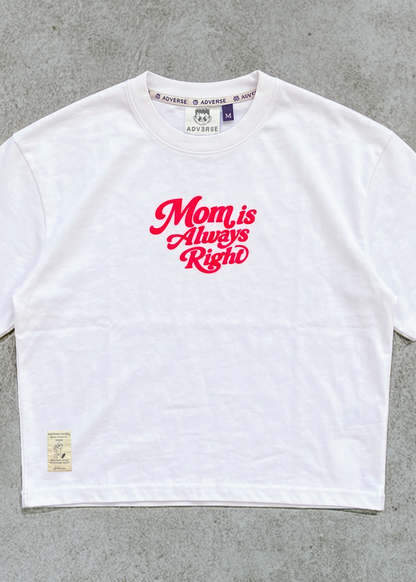 Croptop oversize Mom is always right