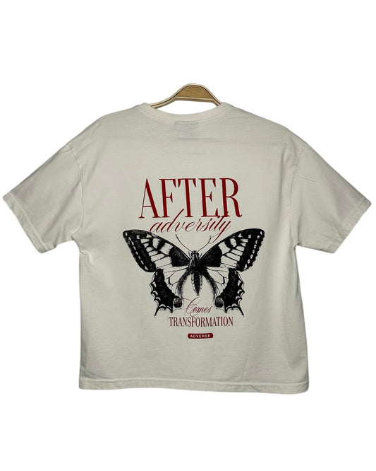 Camiseta After Adversity Comes Transformation