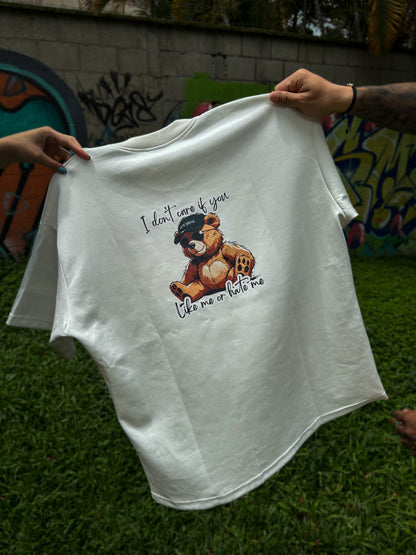 Camiseta I don´t care if like me or hate me