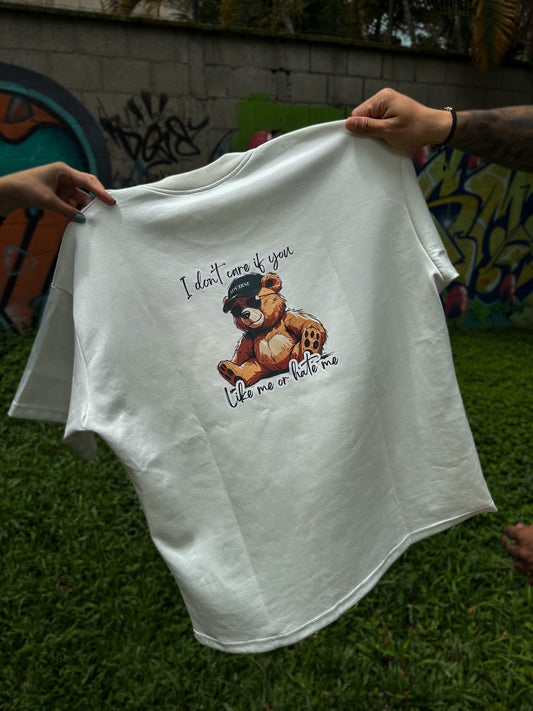 Camiseta I don´t care if like me or hate me