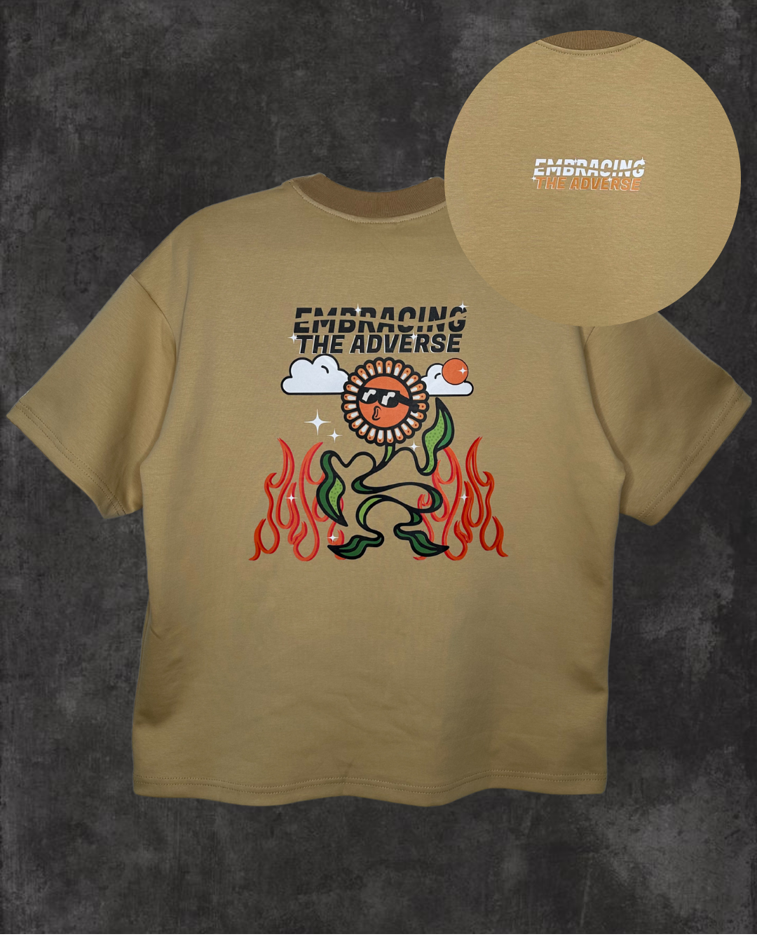 Camiseta Embrasing the ADVERSE (BOXY FIT)