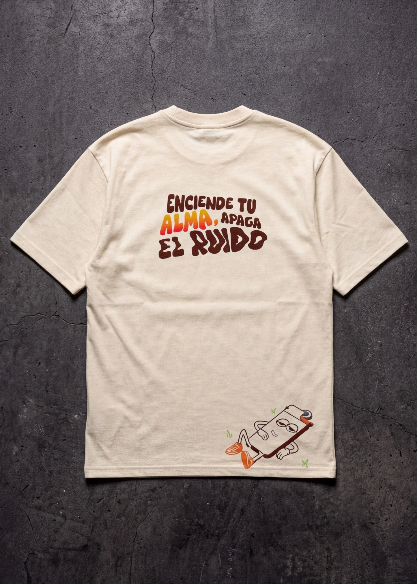 Camiseta enciende tu alma, apaga el ruido