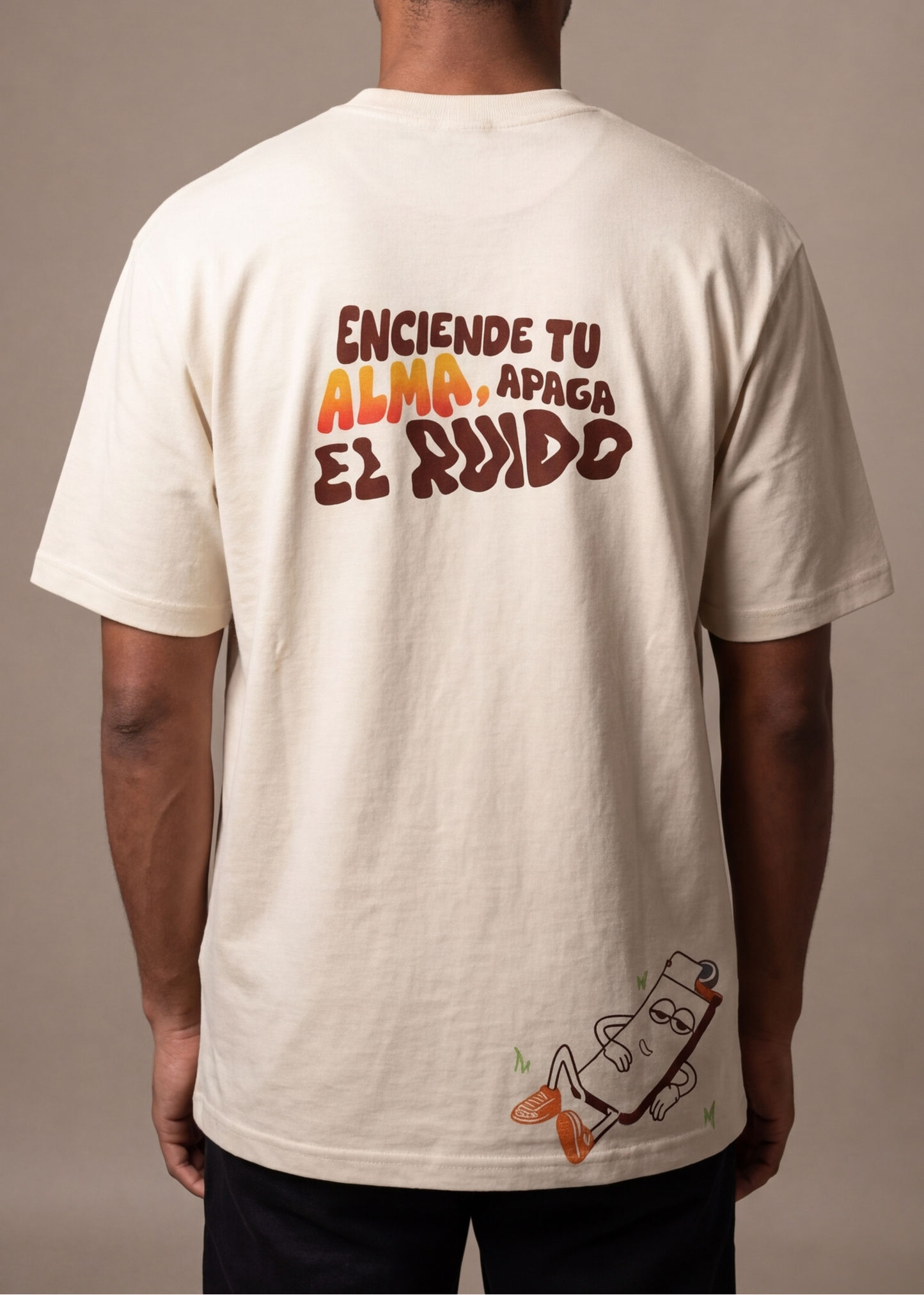 Camiseta enciende tu alma, apaga el ruido