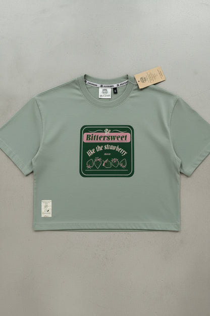 Croptop oversize Bittersweet Strawberry