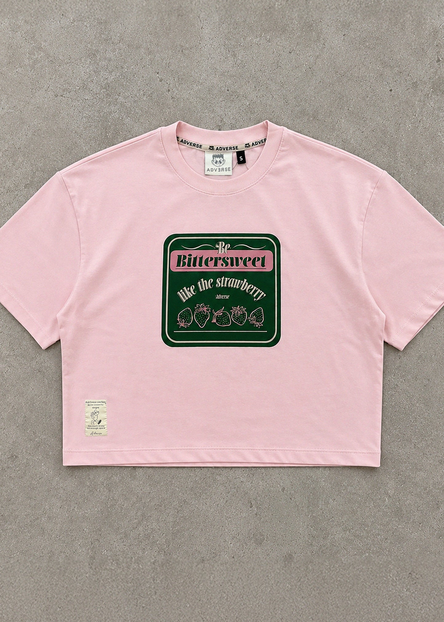 Croptop oversize Bittersweet Strawberry