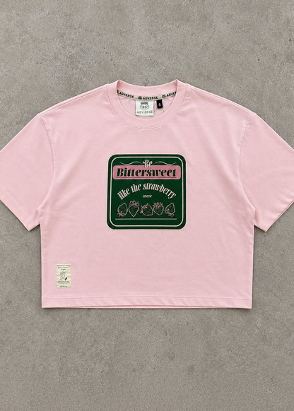 Croptop oversize Bittersweet Strawberry