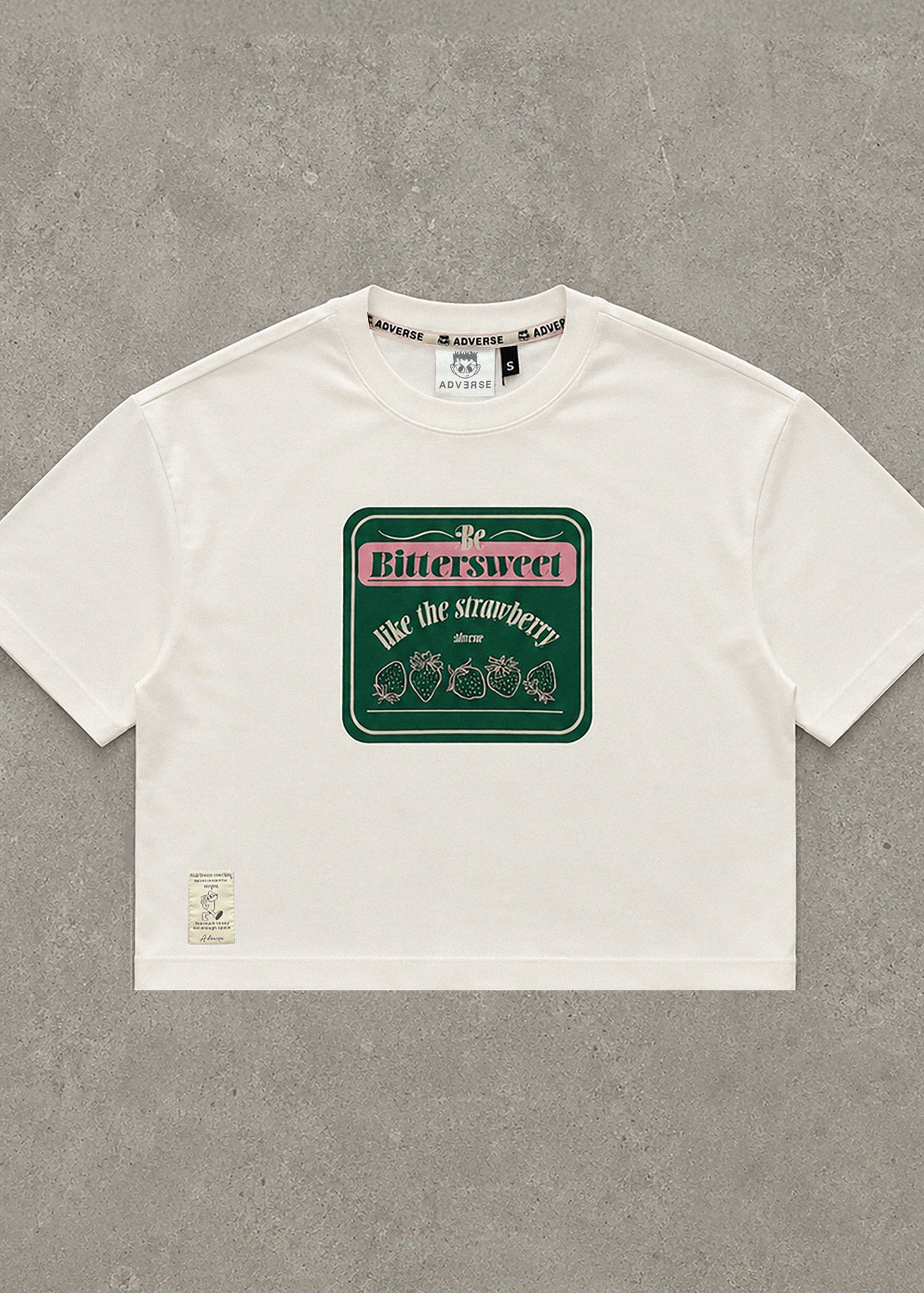 Croptop oversize Bittersweet Strawberry