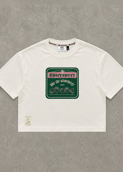 Croptop oversize Bittersweet Strawberry